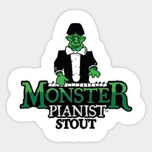 Monster Pianist Sticker